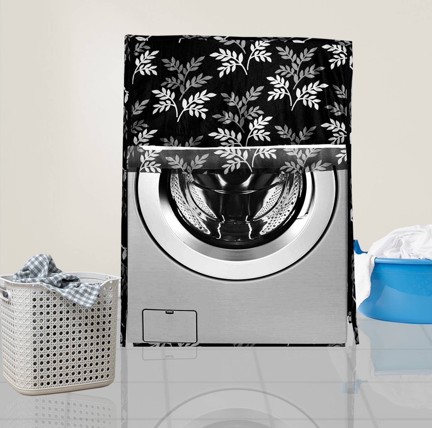 Adakriti Creations Front Loading Washing Machine Cover