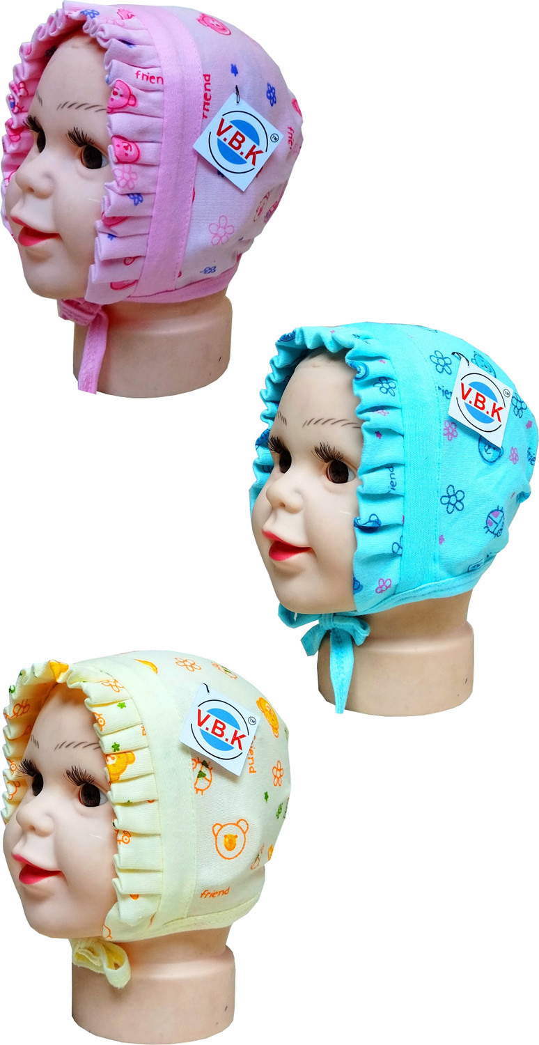Image of V.B.K Baby Clothes With Jabla,Nappy,Mitten Booties and Cap. Pure Cotton, 0 to 6 Months