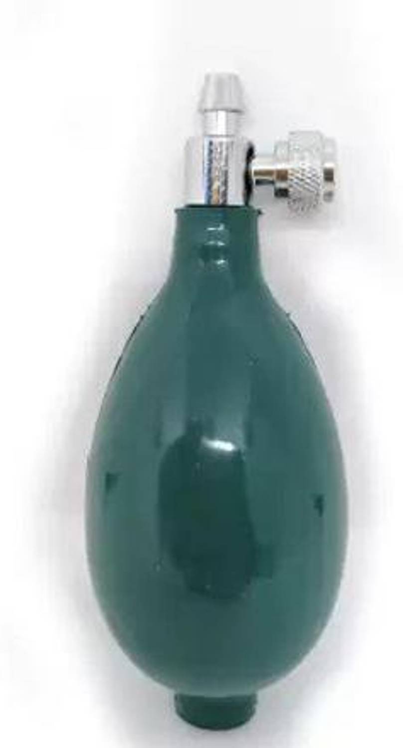 Agarwals Blood Pressure Bulb with Metal Valve Green BP Monitor Bulb