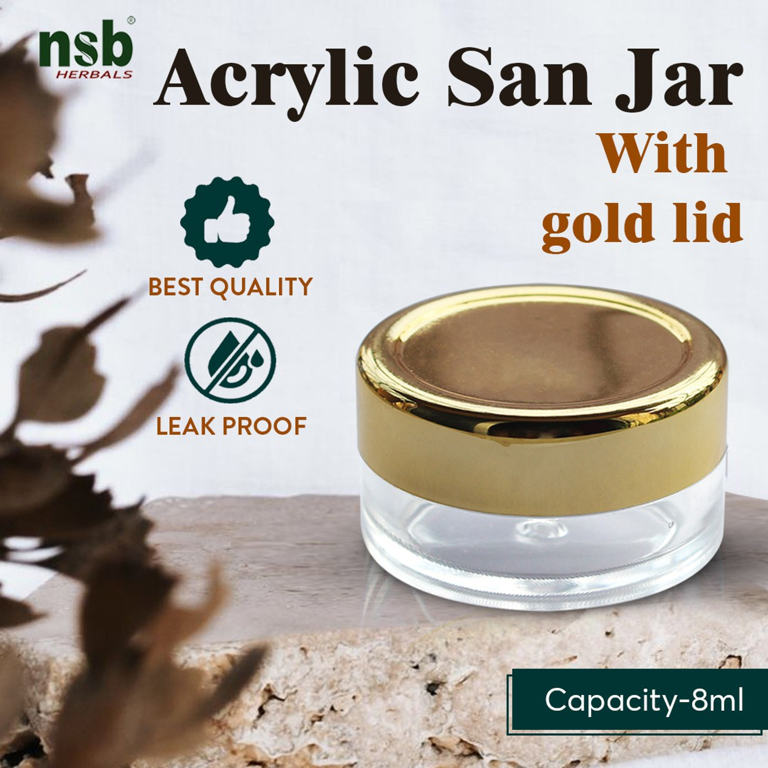Image of nsb herbals Plastic Utility Container - 8 ml