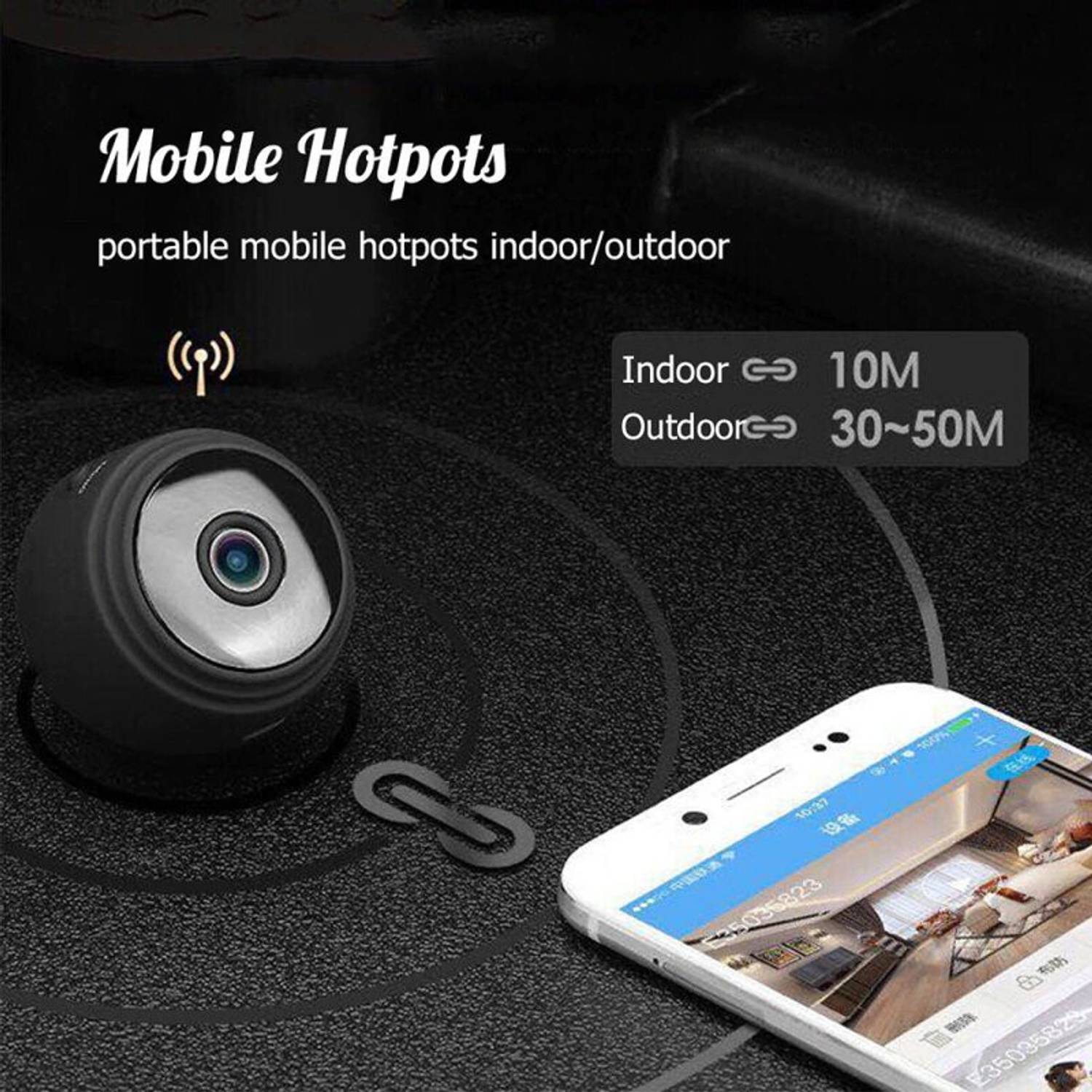 SIOVS Mini Hidden Wireless Spy Camera - Image 2