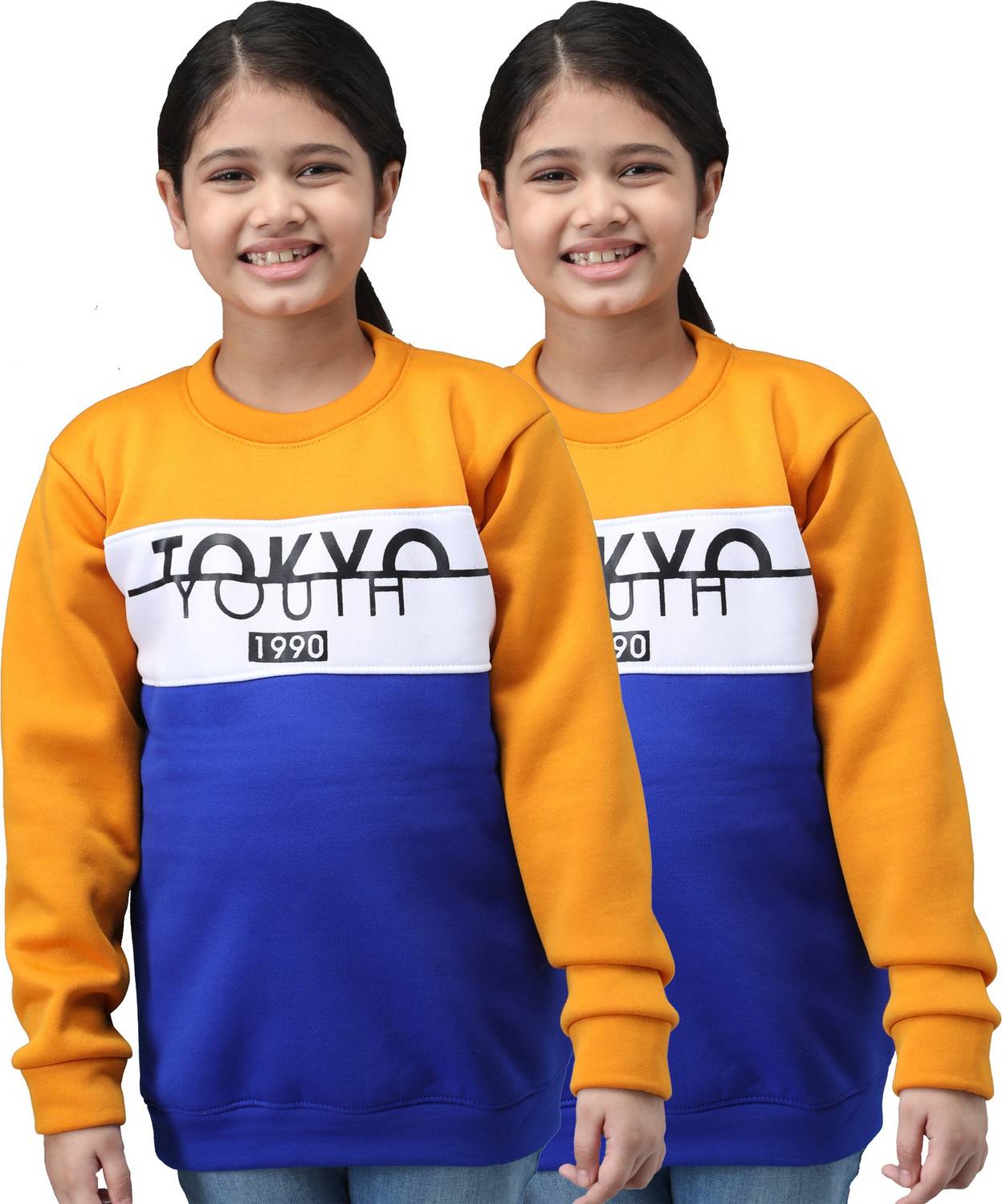 ANIXA Full Sleeve Printed Girls Sweatshirt