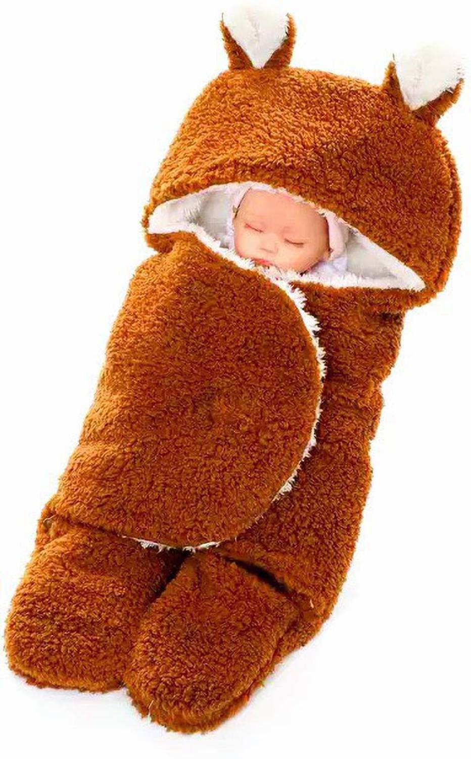 BRANDONN Solid Crib Crib Baby Blanket for  AC Room