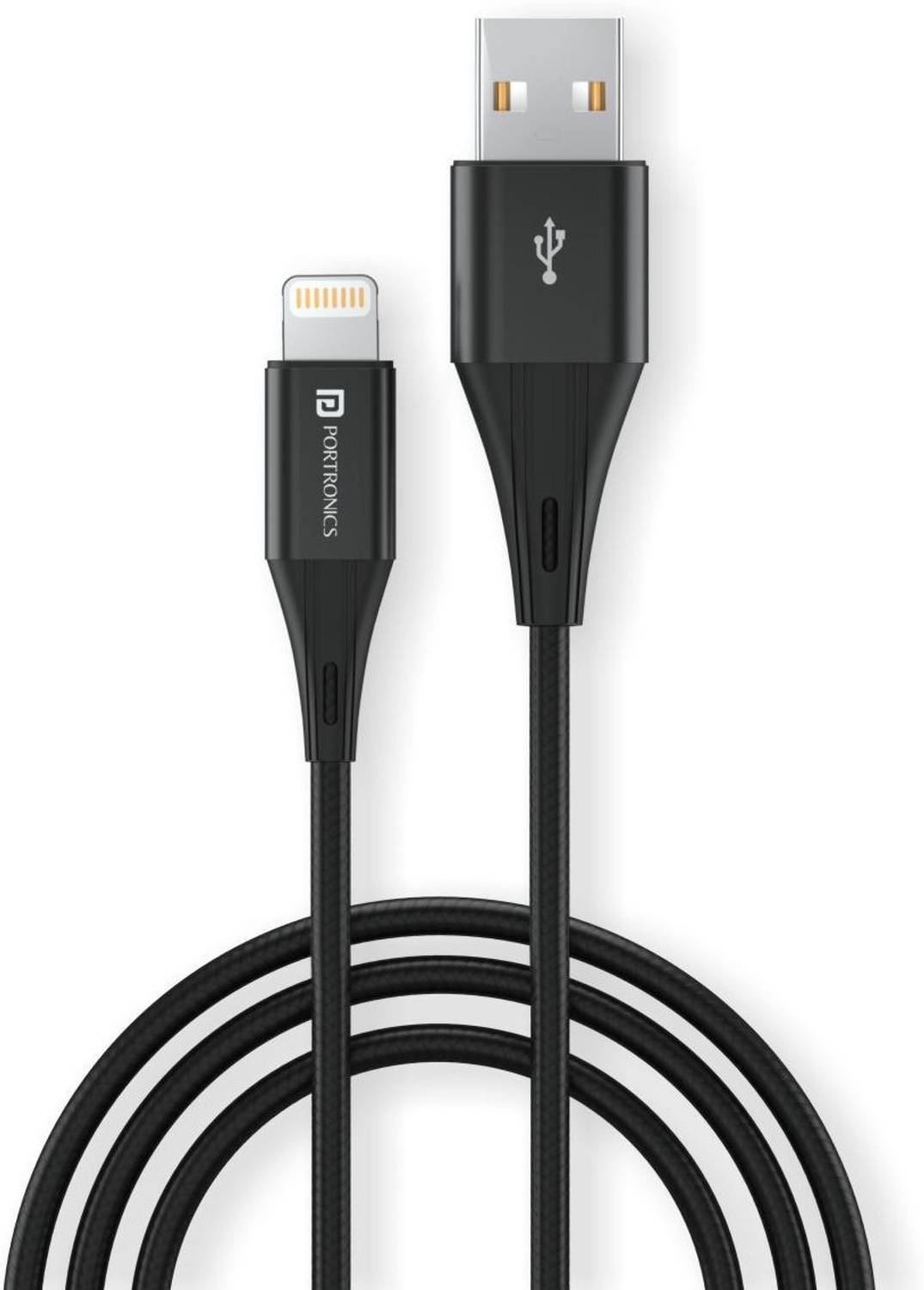 Portronics Lightning Cable 3 A 1 m Konnect B+