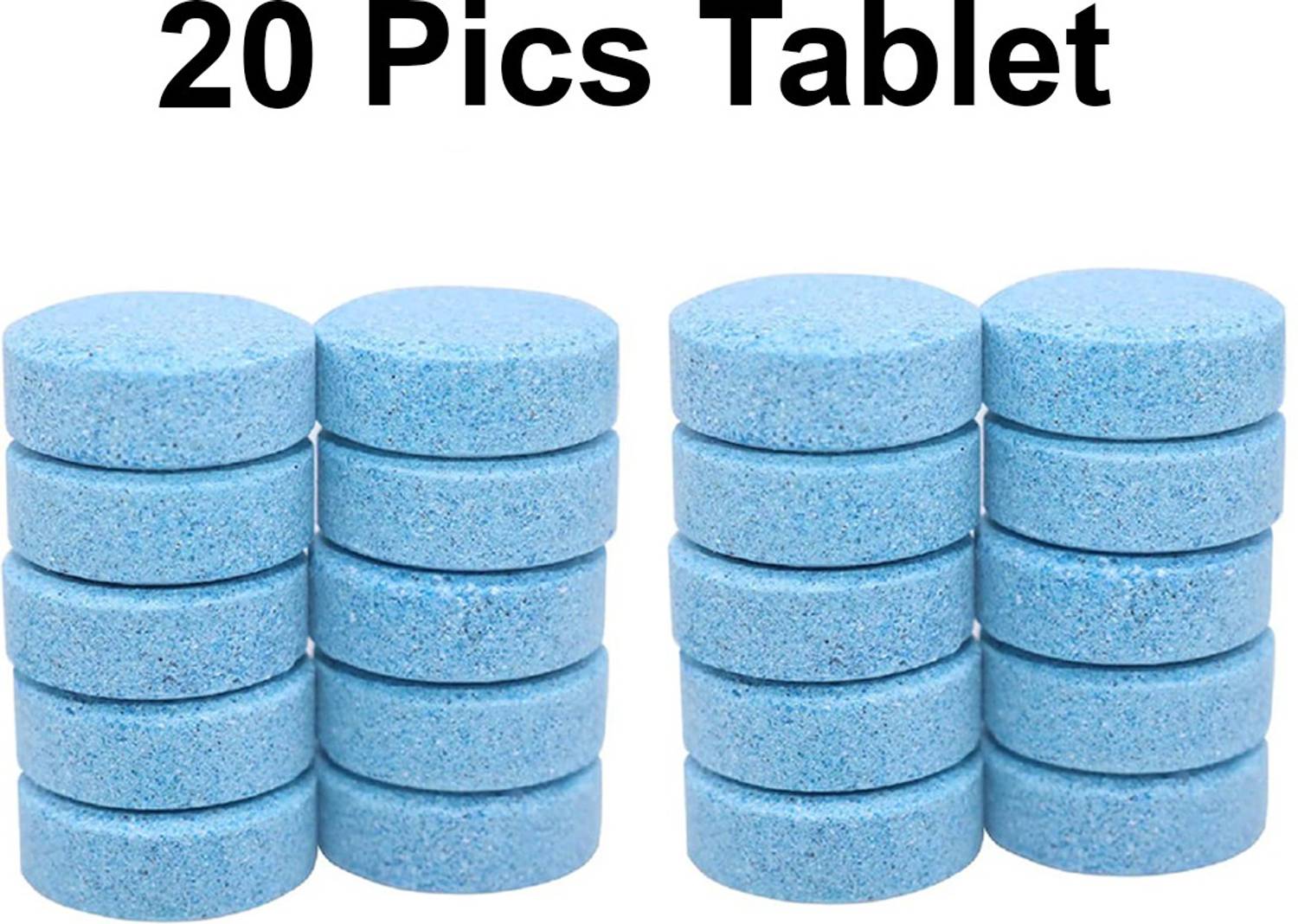 BKENTERPRISE7 Car Accessories in 20PCS/1Set Car Wiper Detergent Effervescent Tablets Washer Auto Windshield Cleaner Glass Wash Cleaning Tablets