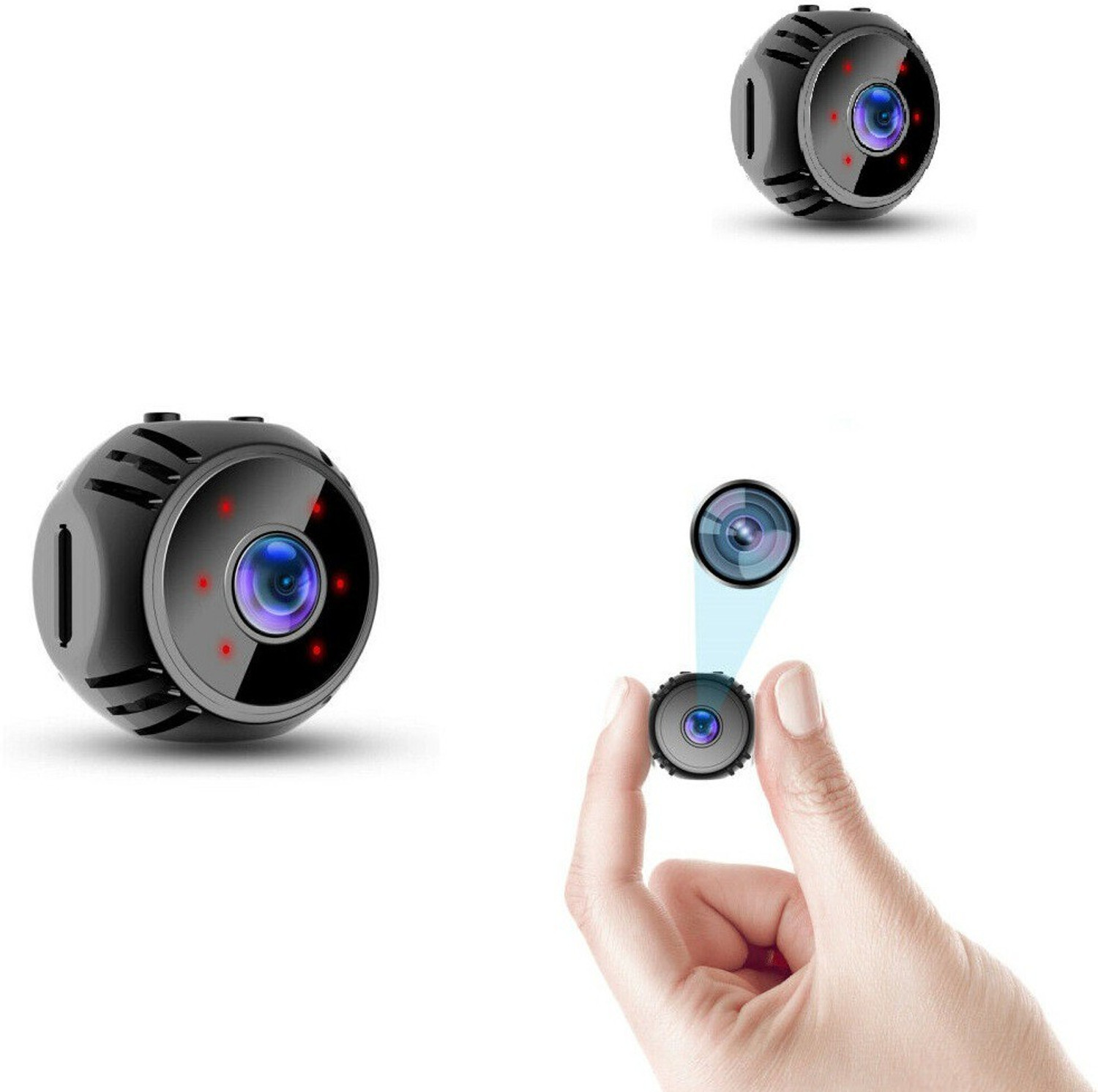 Image of SIOVS Hidden Spy Camera Wireless Wifi IP Home Security HD 1080P DVR Night Vision Supports 64GB SD Card for Home,Office,Room,Meeting Security Camera