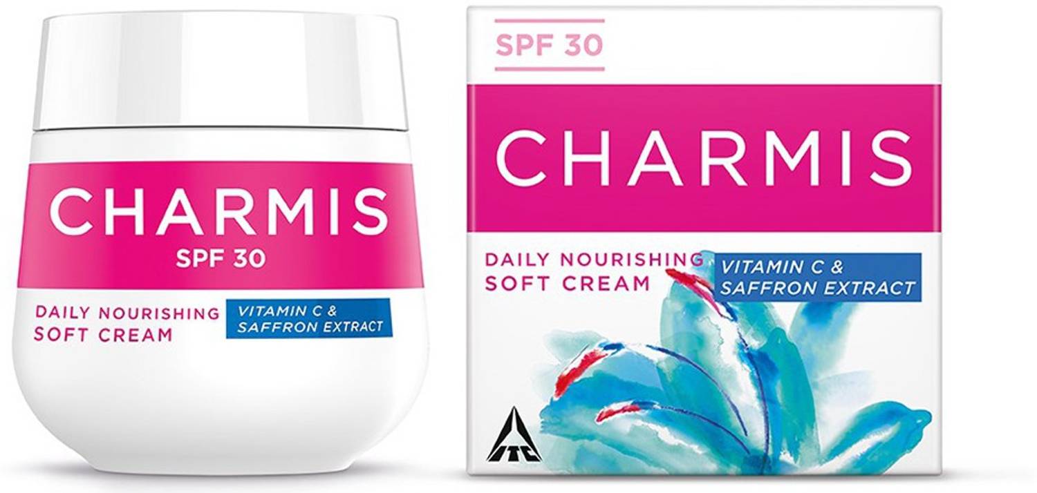 Charmis Daily Nourishing Soft Cream with Vitamin C, Saffron Extracts and SPF 30