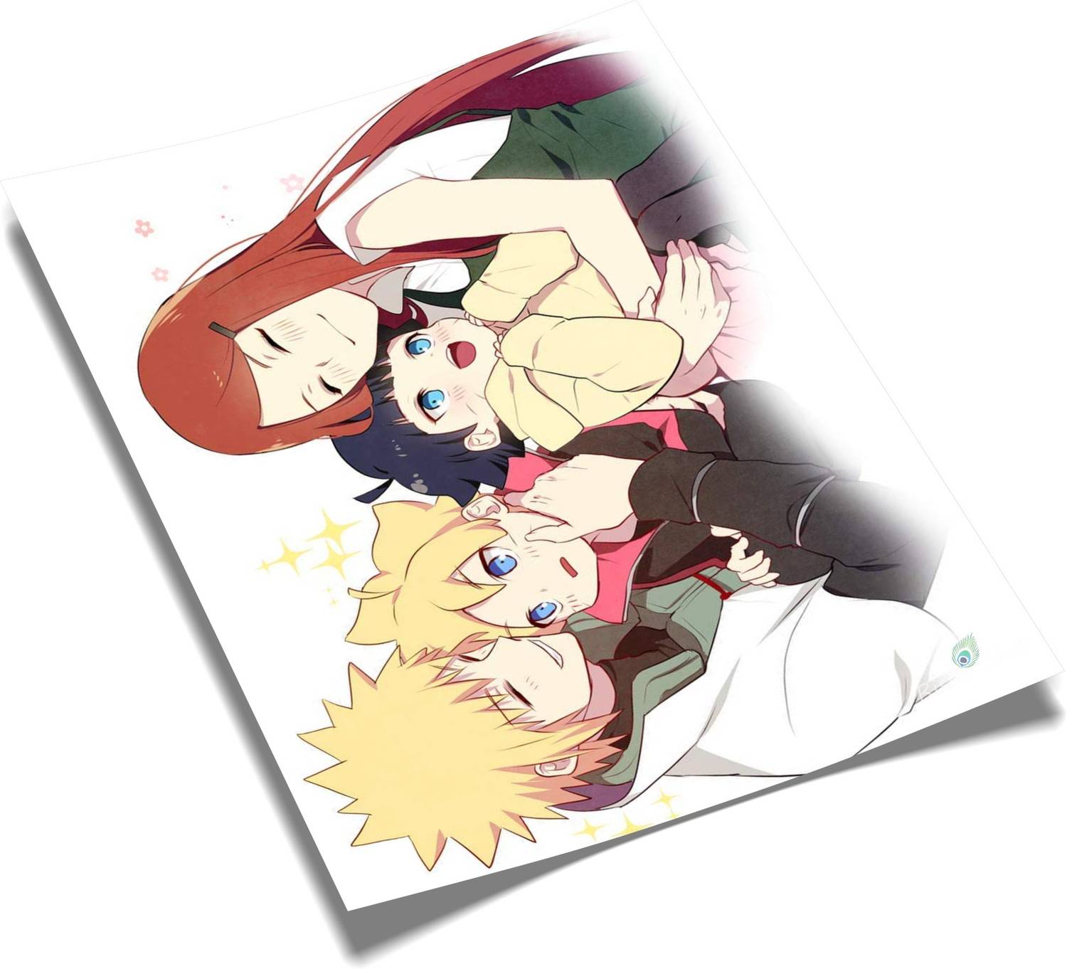 himawariページ Uzumaki Himawari Paper Print - Animation & Cartoons posters in