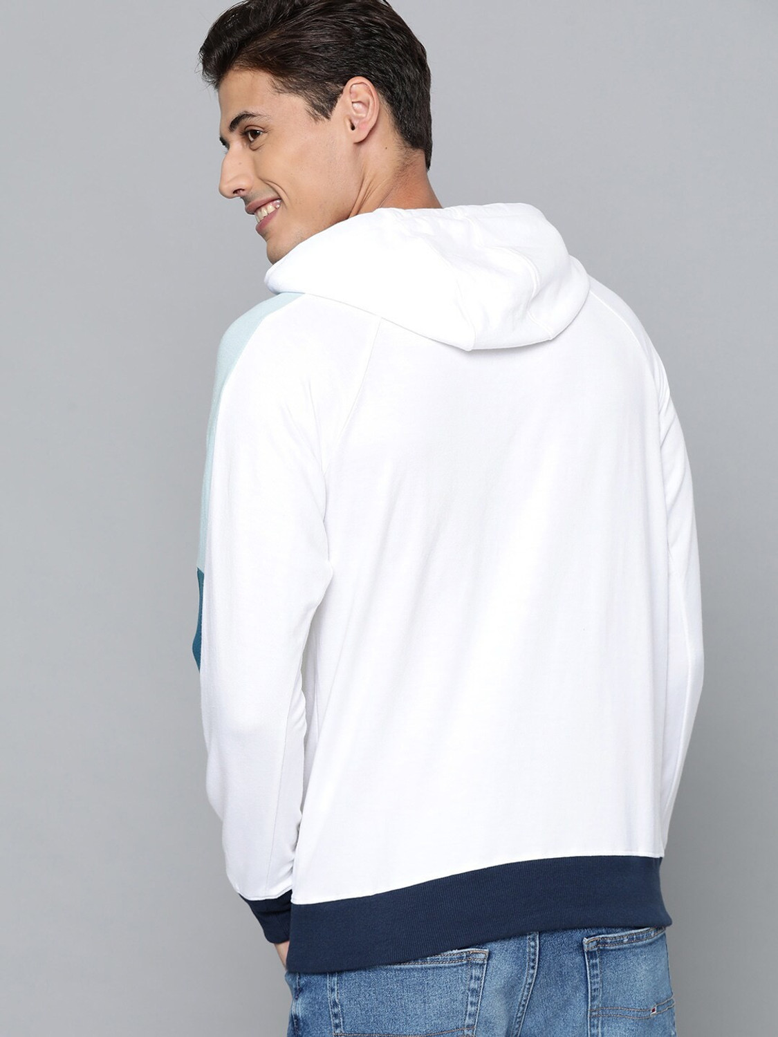 Image of Mast & Harbour Full Sleeve Solid Men Sweatshirt