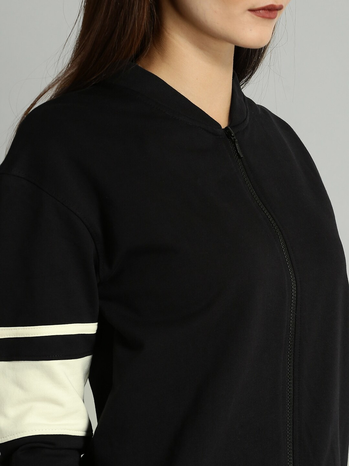 Image of Roadster Full Sleeve Solid Women Sweatshirt