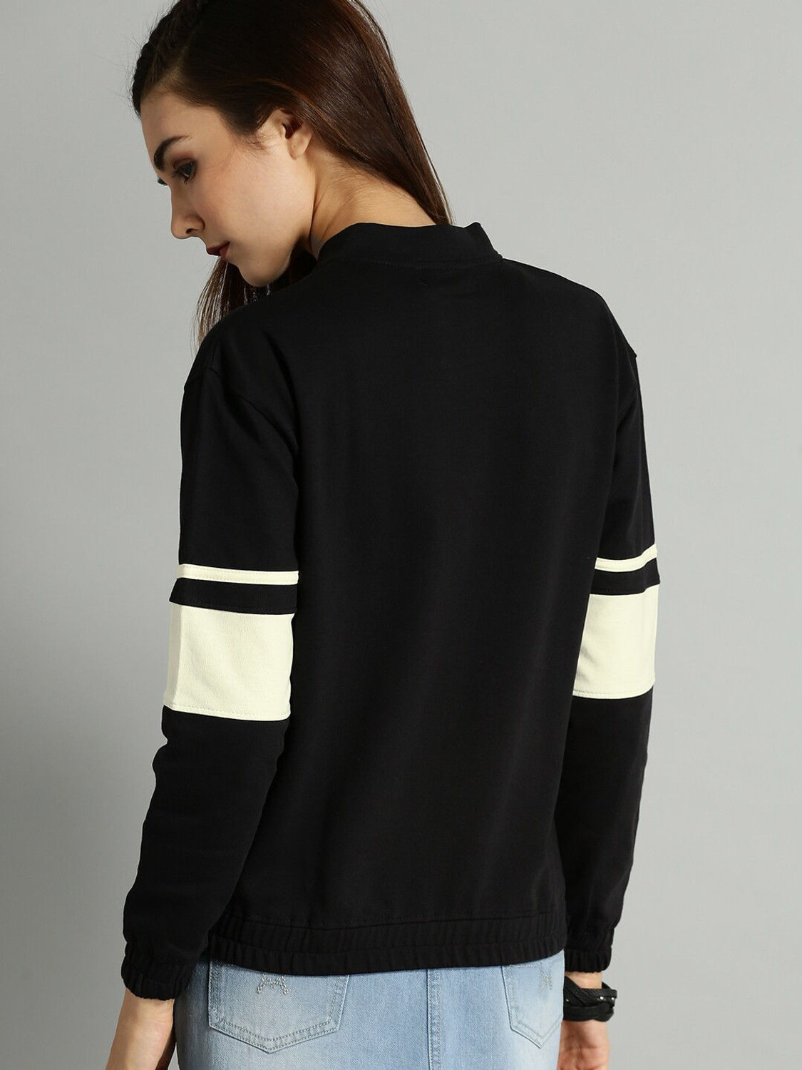 Image of Roadster Full Sleeve Solid Women Sweatshirt