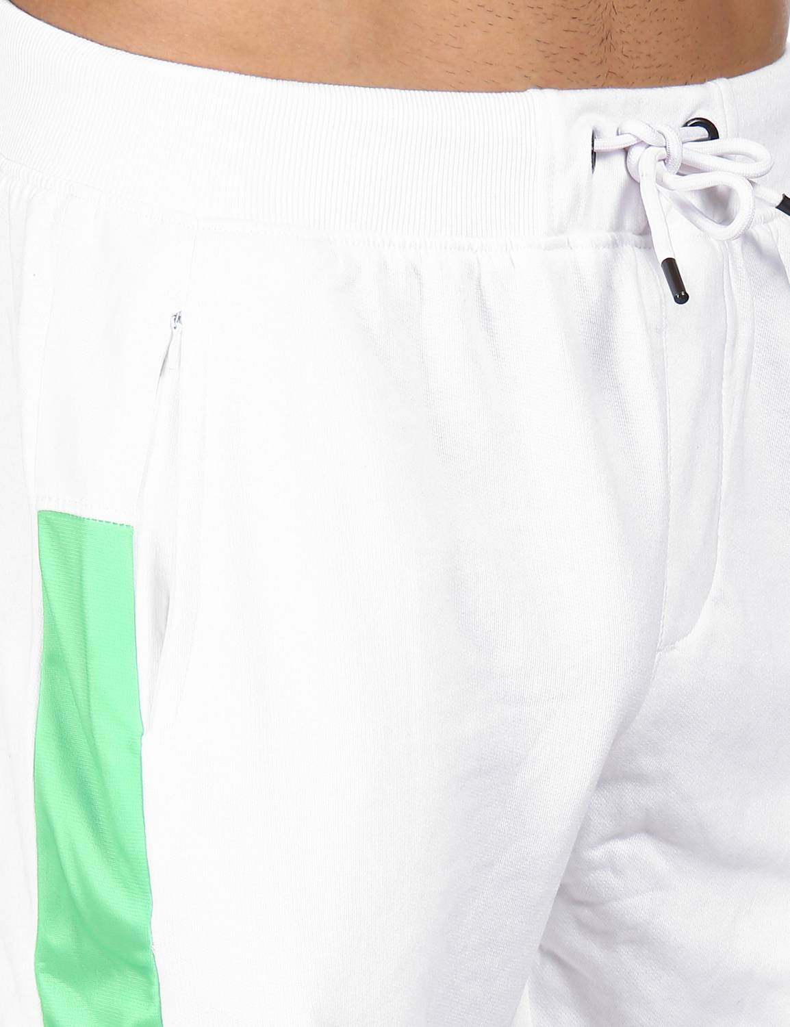 FLYING MACHINE Men White Track Pants - Image 5