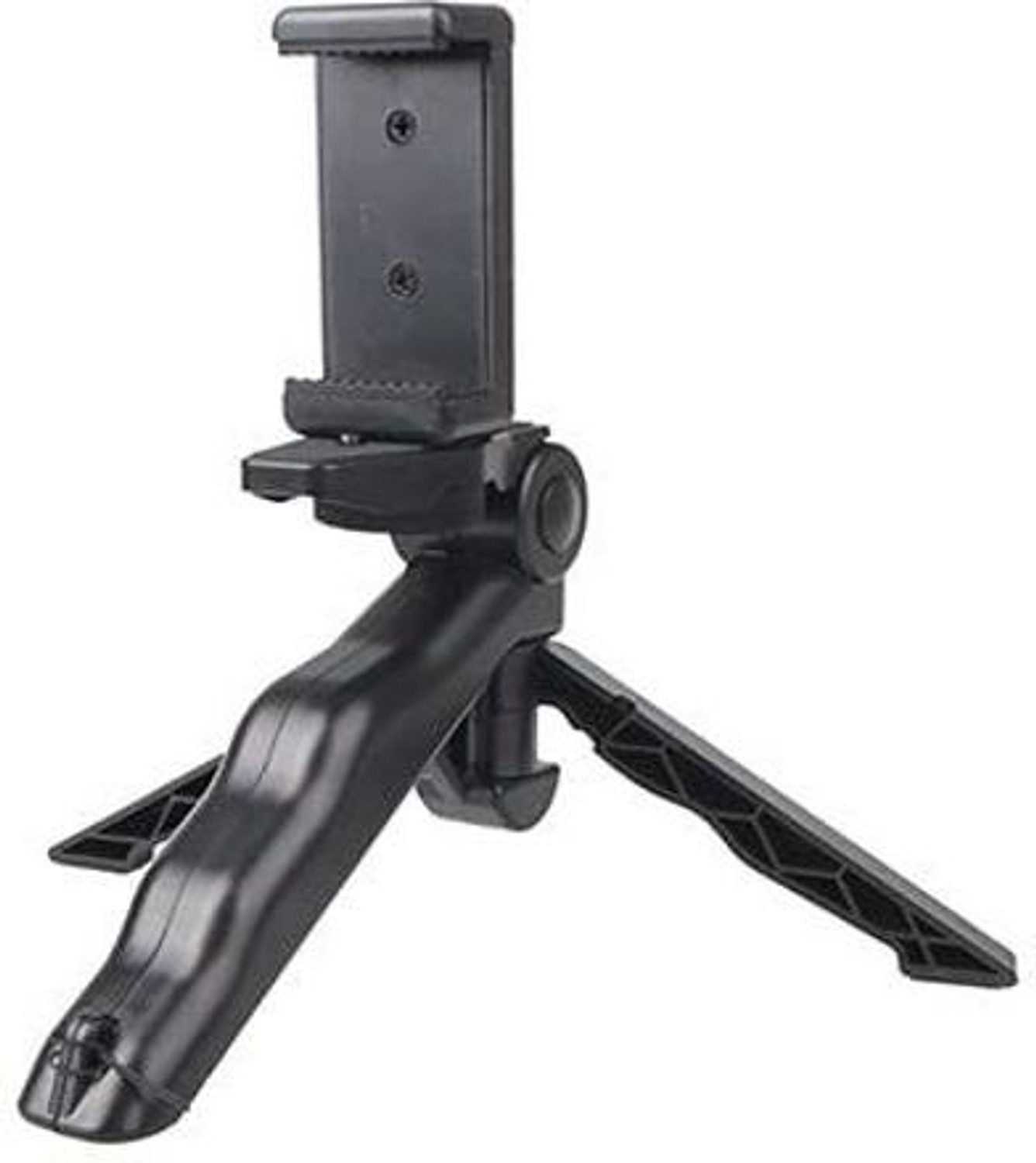 Image of YOZO Mini New Tripod Stand Attachment Lightweight Portable for Vlog, Video Shooting, Photography, YouTube 360 Degree Rotation ABS Plastic Compatible with All Smartphone's & Camera's(Supports Up to 1300 g) Tripod (Black, Supports Up to 1300 g) 01 Monopod