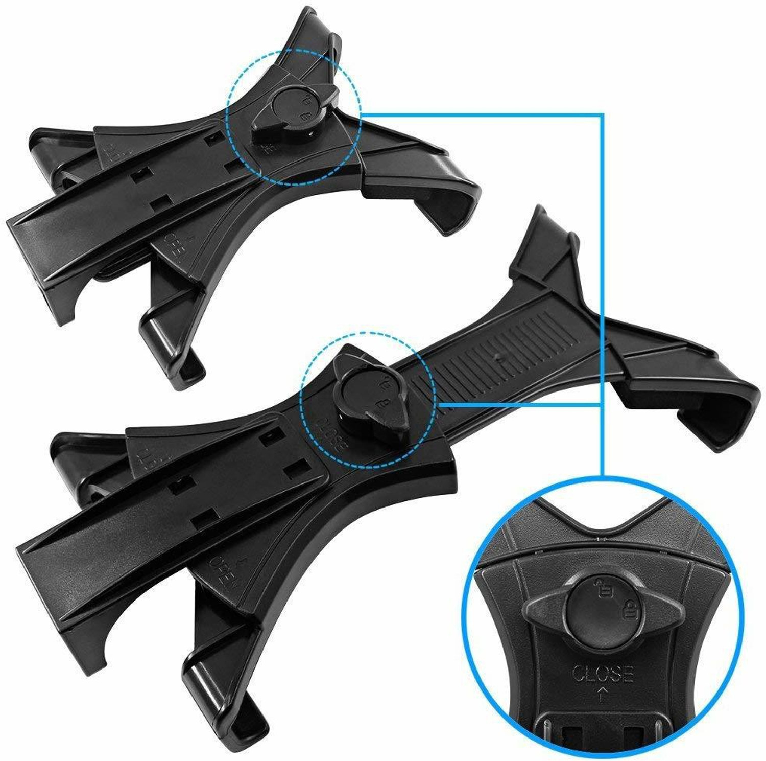 Image of Viraan Universal Tripod Mount Clamp Holder Adapter for Tablet & Mobile ( PACK OF 2 ) ( TABLET HOLDER ) Tripod Clamp