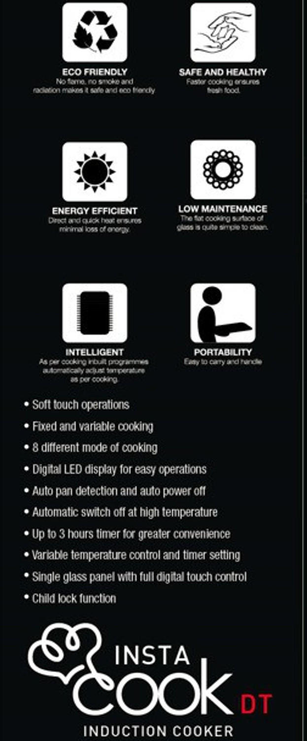 Image of HAVELLS 2000 W Induction Cooktop Touch Panel