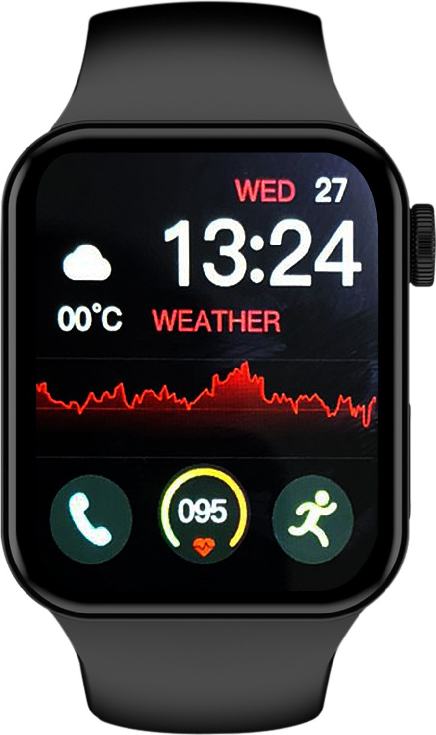 Image of I Kall W1 Smart Watch with BT Calling 1.82 Inch Display AI Voice Assistance Smartwatch