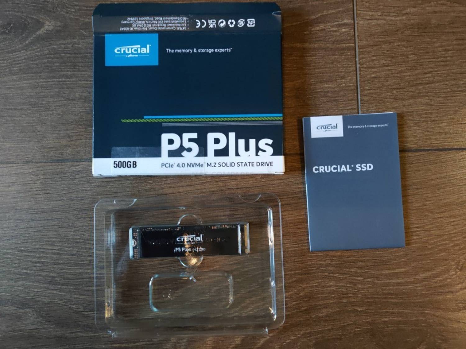 Crucial P5 Plus 500 GB Laptop, Desktop Black PCIe NVMe Internal