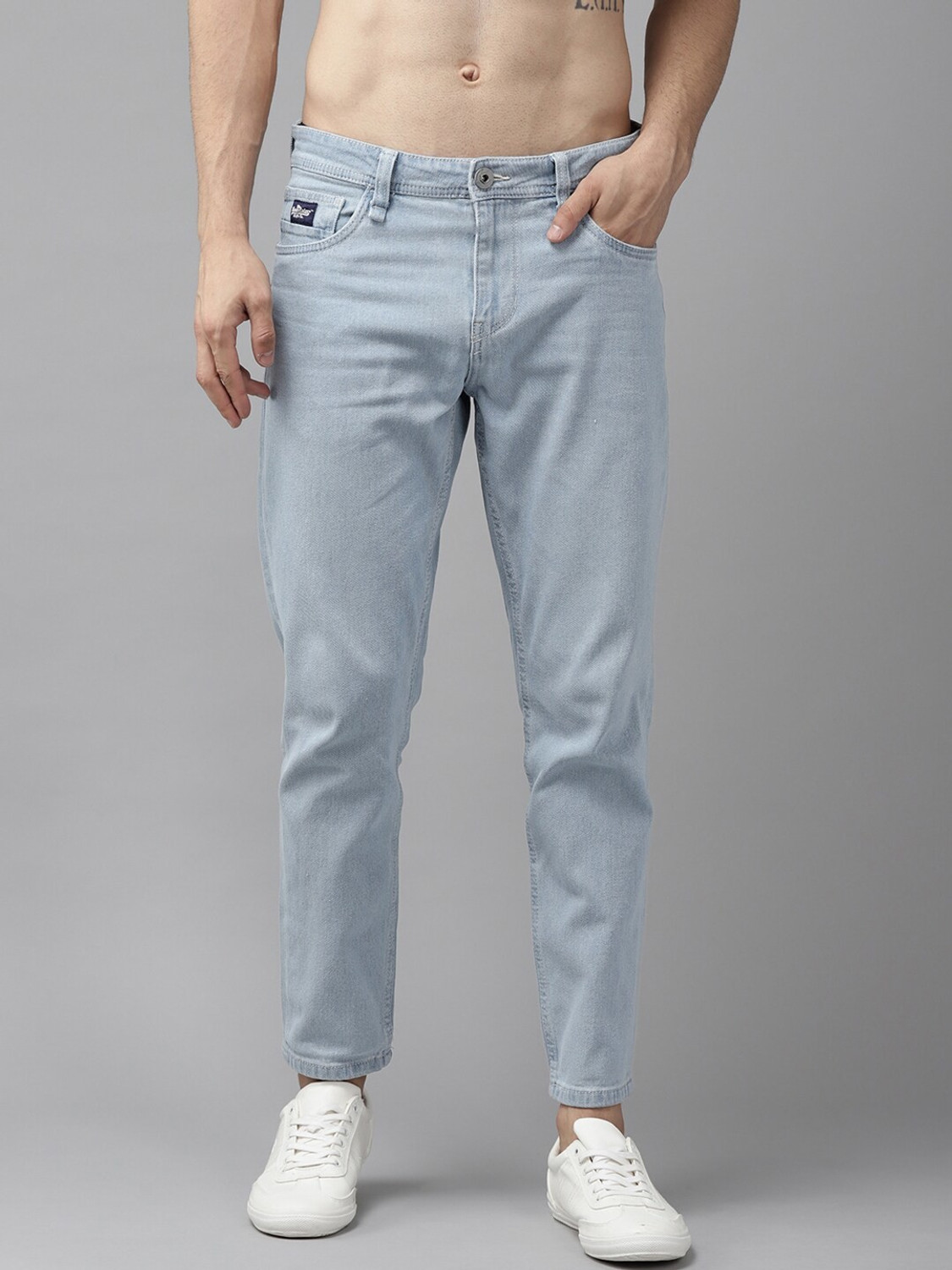 Image of Roadster Regular Men Blue Jeans
