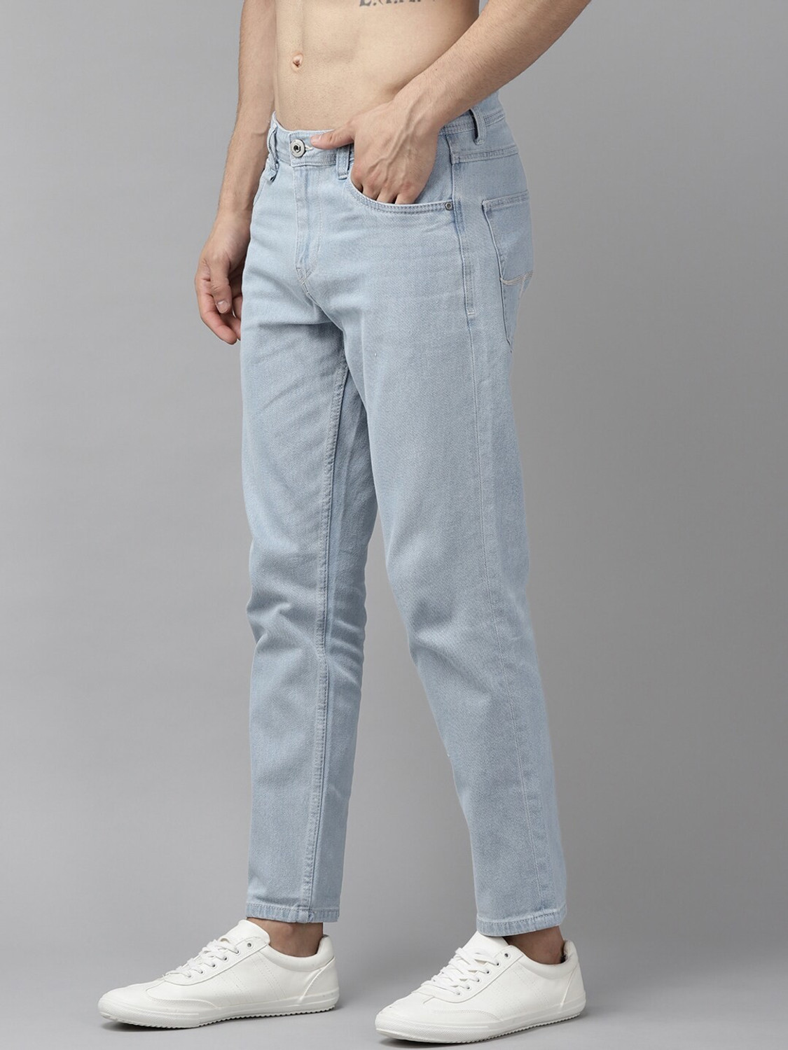 Image of Roadster Regular Men Blue Jeans