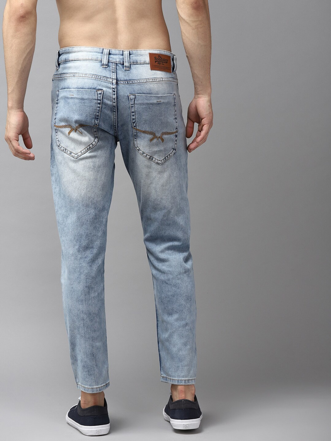 Image of Roadster Regular Men Blue Jeans