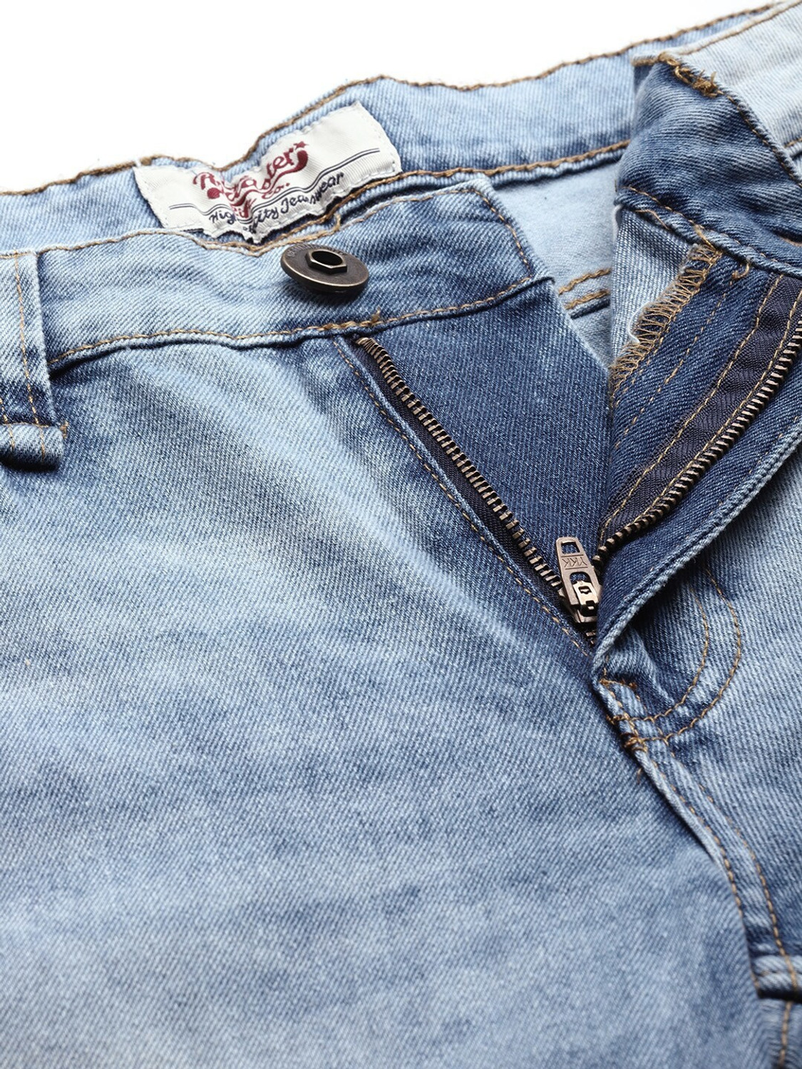 Image of Roadster Regular Men Blue Jeans