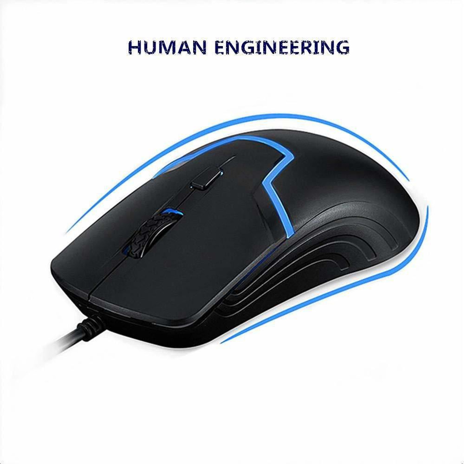 Image of HP M100 Gaming Mouse Wired Ambidextrous Optical Gaming Mouse