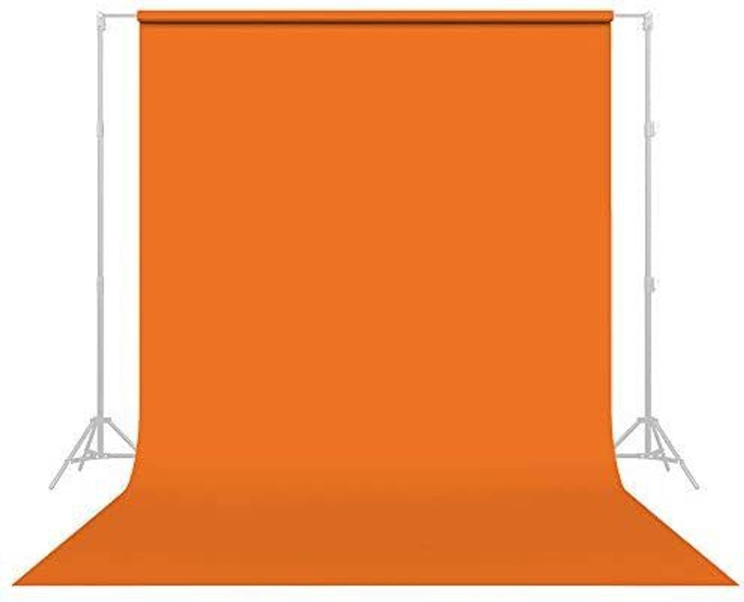 Cam 8FTx10.5FT Orange Photography Backdrop