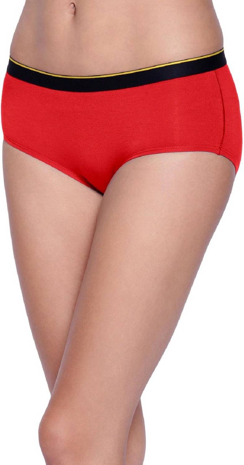 Bummer Solid Micromodal Underwear Soft & Breathable Women Hipster Multicolor Panty