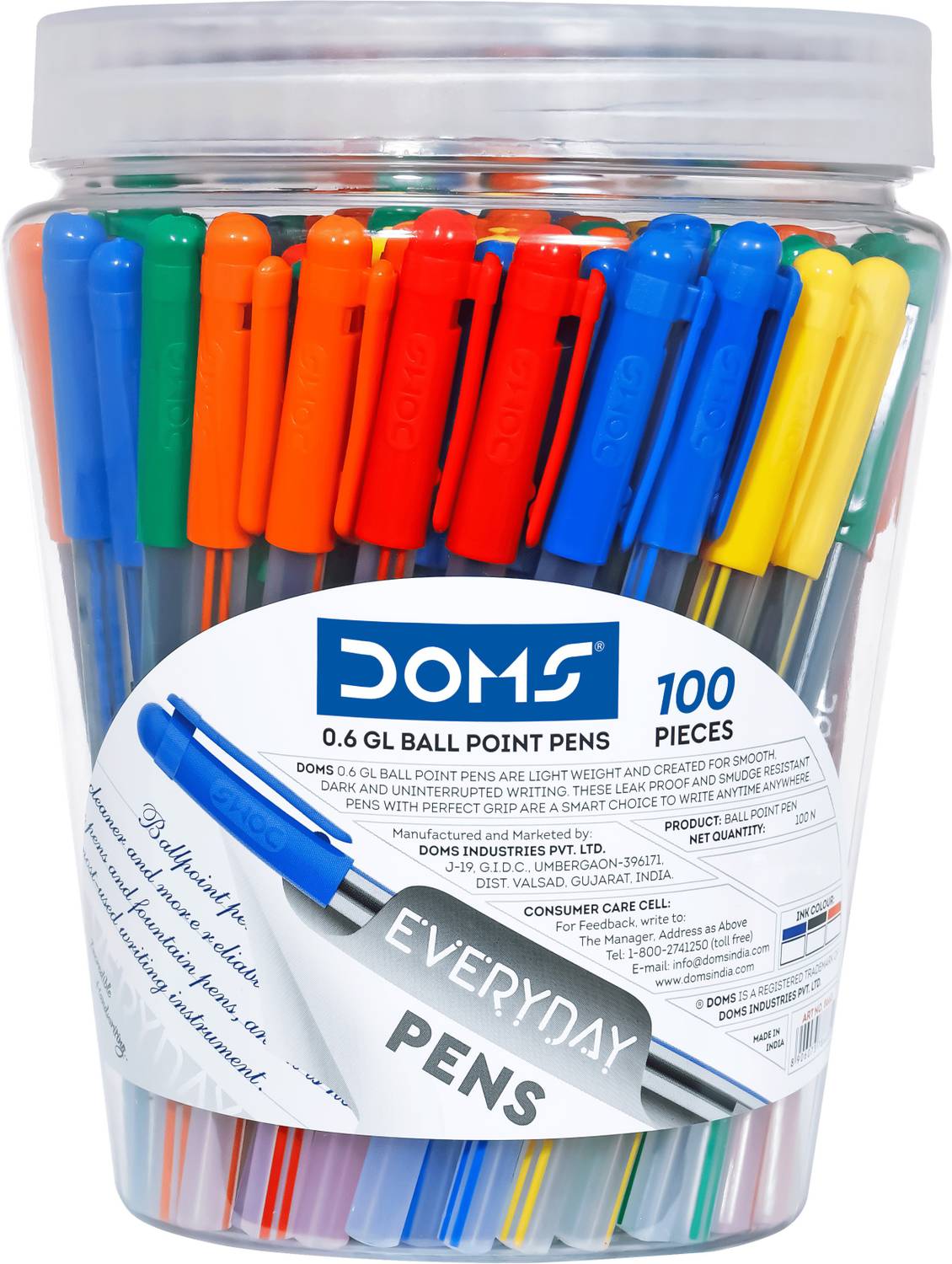 DOMS 0.6mm Everyday DF Ball Pen deal from flipkart