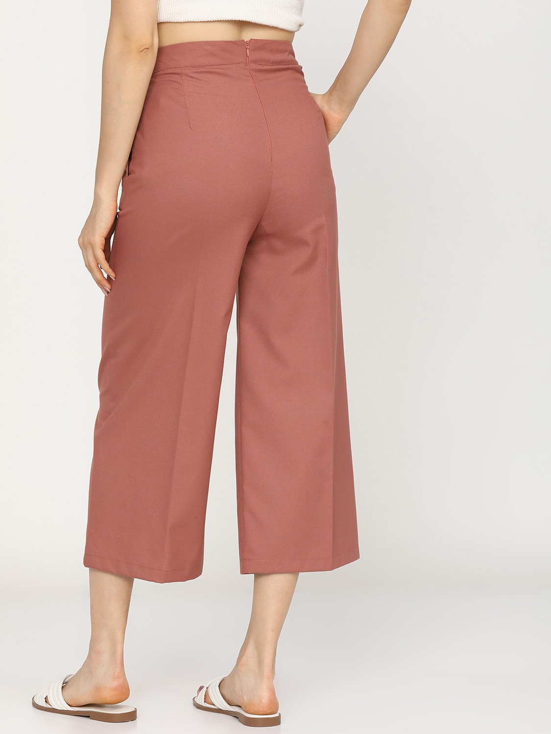 Image of Tokyo Talkies Tapered Women Orange Trousers