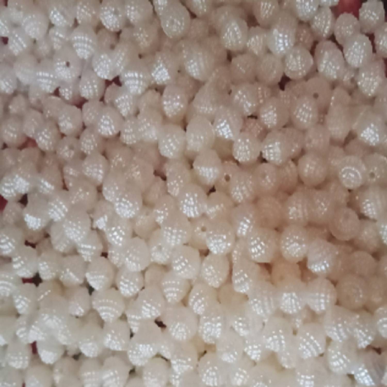 BBS DEAL 8mm Material Artificial Design White Moti Balls Pearls Beads For Jewellery Making 200 pcs