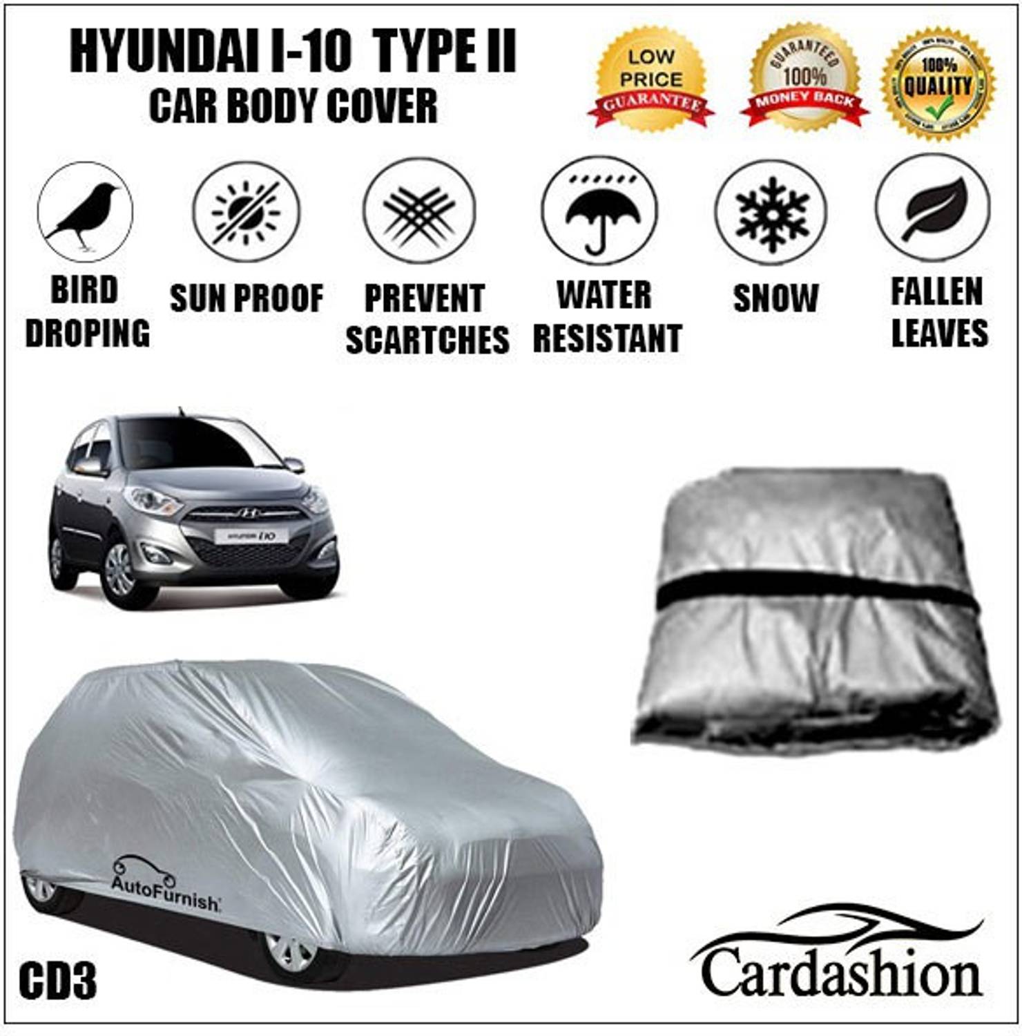 cardashion Car Cover For Hyundai i10