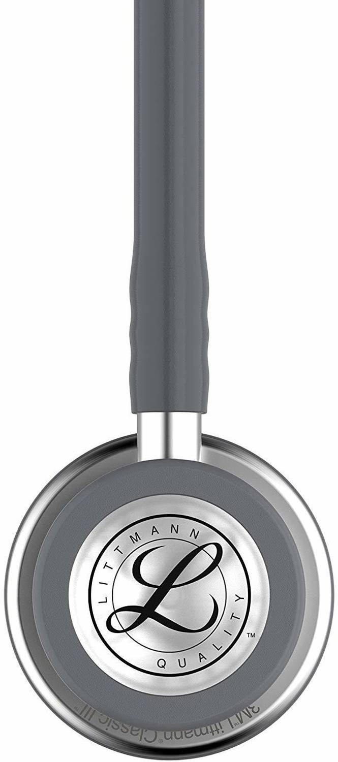 3M Littmann Classic III Monitoring Stethoscope, Gray Tube, 27 inch