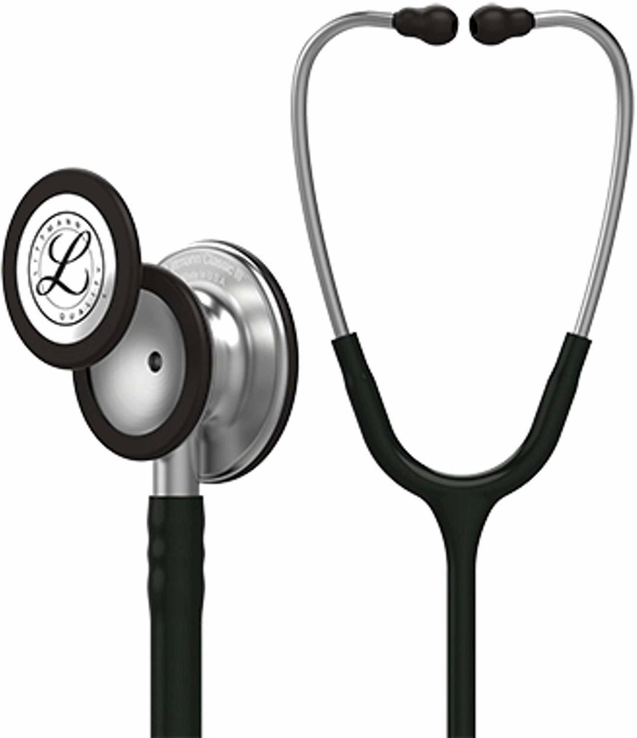 3M Littmann Classic III Monitoring Stethoscope, Black Tube, 27 inch, 5620 Classic III Stethoscope