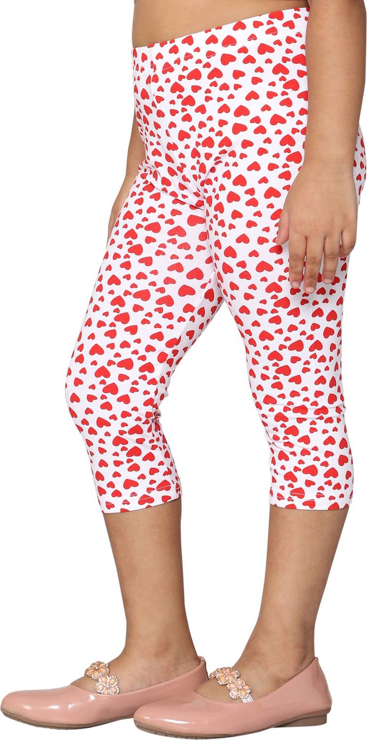 2K Kids Capri For Girls Casual Printed Viscose Blend