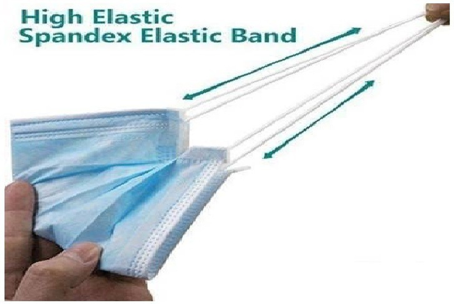Image of MaxxPro Anti Pollution Anti Bacterial Surgical Mask For Kids and Adults Surgical mask pack of 100 pieces Disposable Masks 3 ply layer with nose clip Meltblown Ultrasonic Use and Throw Masks Pack of 100 Pcs Best for Men Women (100 pcs BLUE ) Surgical Mask With Melt Blown Fabric Layer