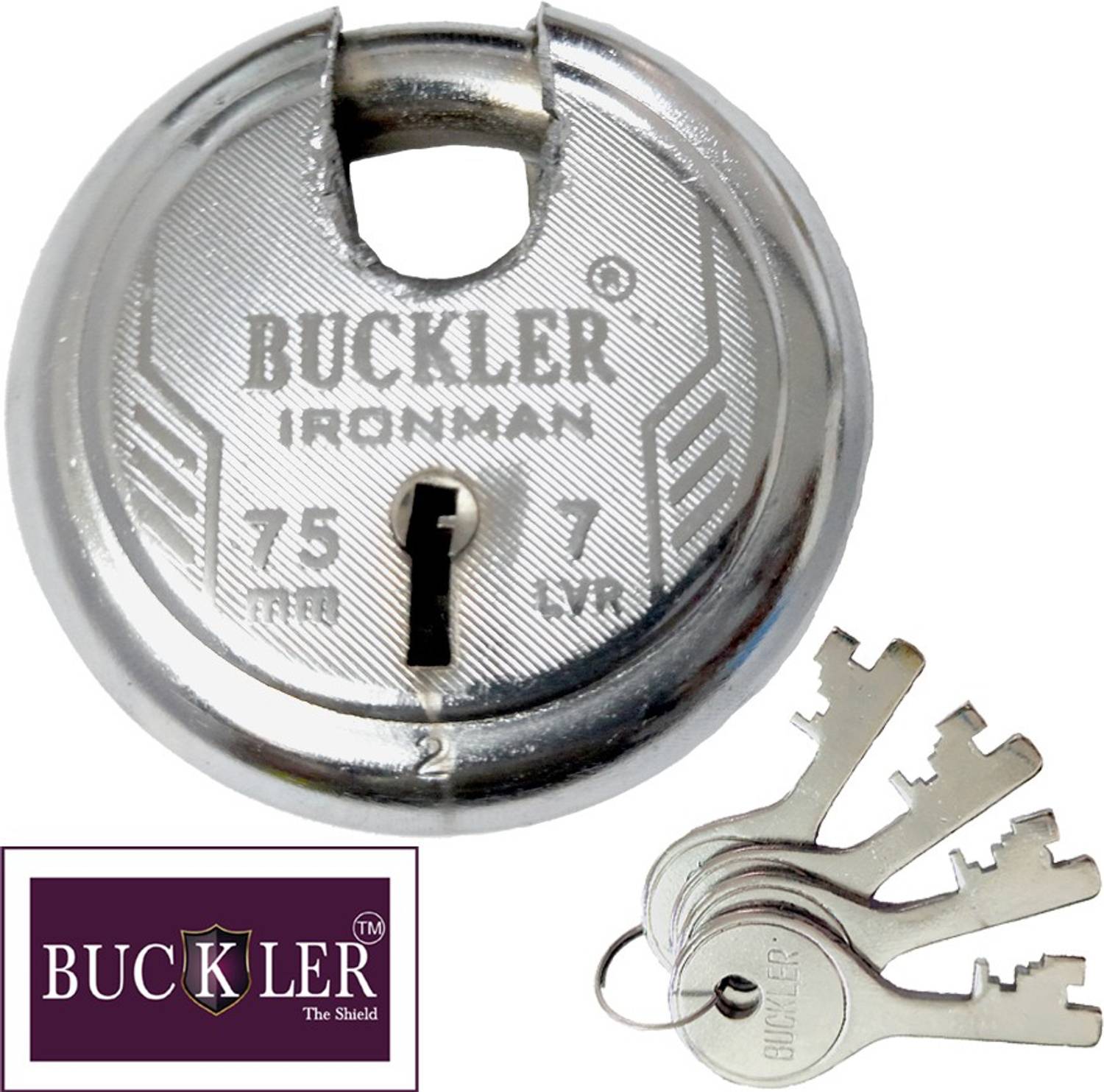 BUCKLER Iron, Steel Chrome Deadbolts