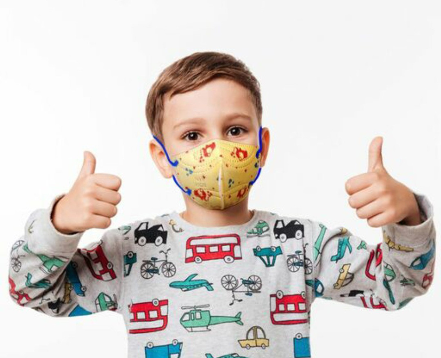 Image of KGKR 5 Layers Protraction of Anti Dust /Pollution and Bacteria, 95% Hard Filtration N95 kids mask Reusable, Washable, Water Resistant