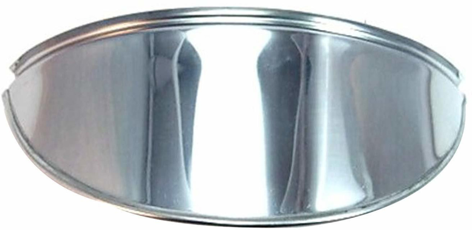 Image of HB Head Lamp Cap-Plane-Chrome- Bike Headlight Grill