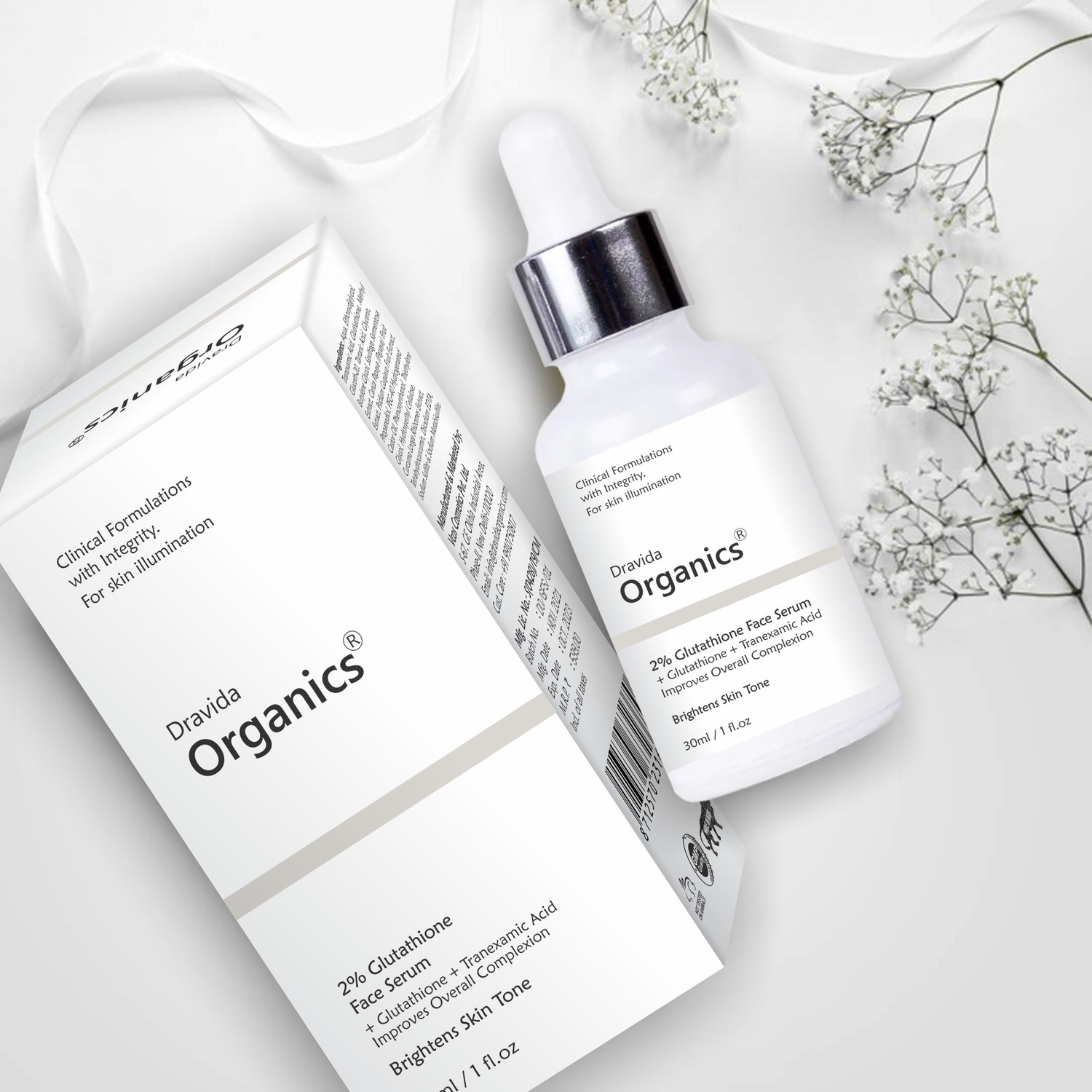 Image of Dravida Organics Glutathione Serum for Fairness Reduce Pigmentation