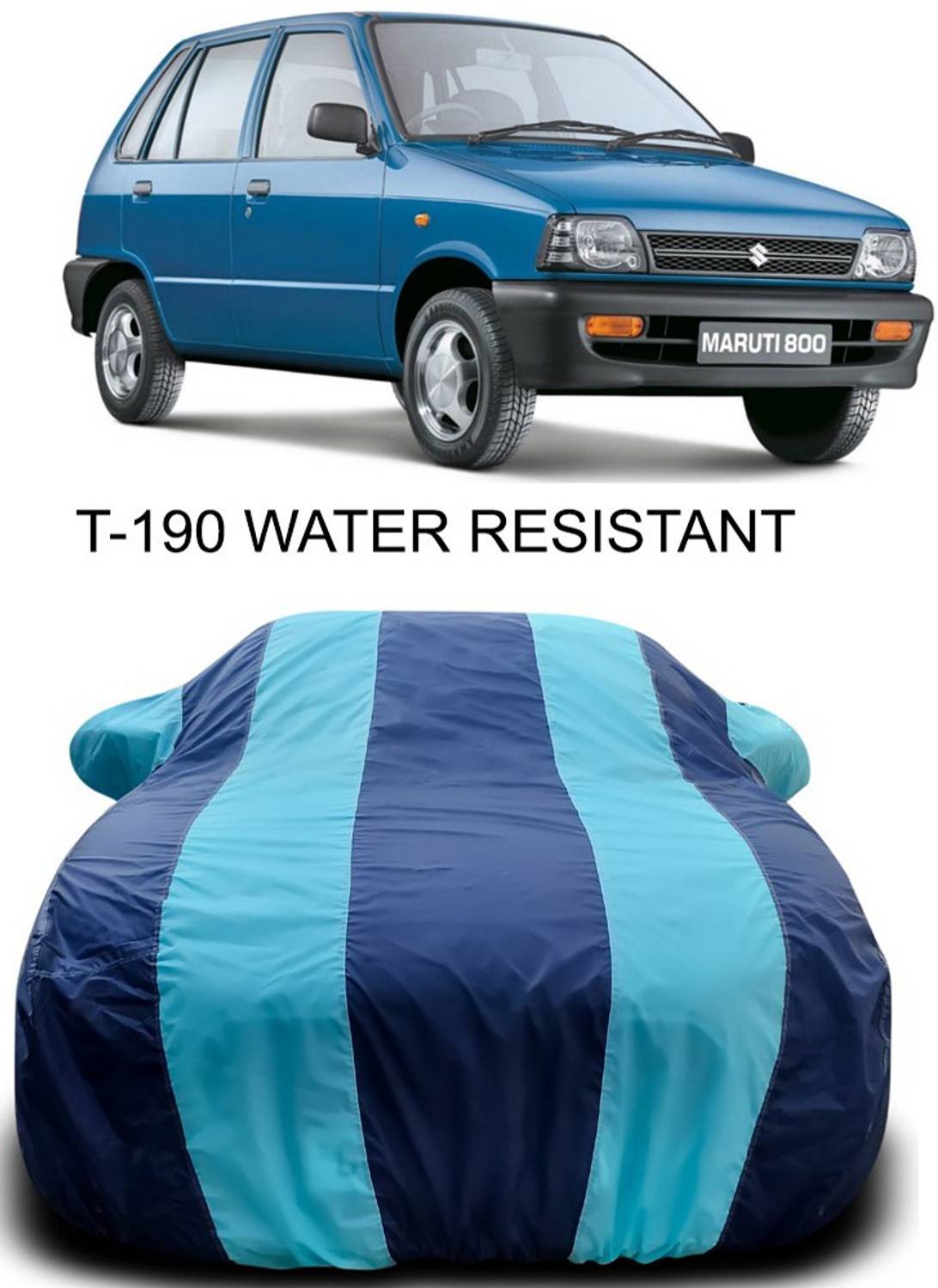 Ascension Car Cover For Maruti Suzuki 800 (With Mirror Pockets)