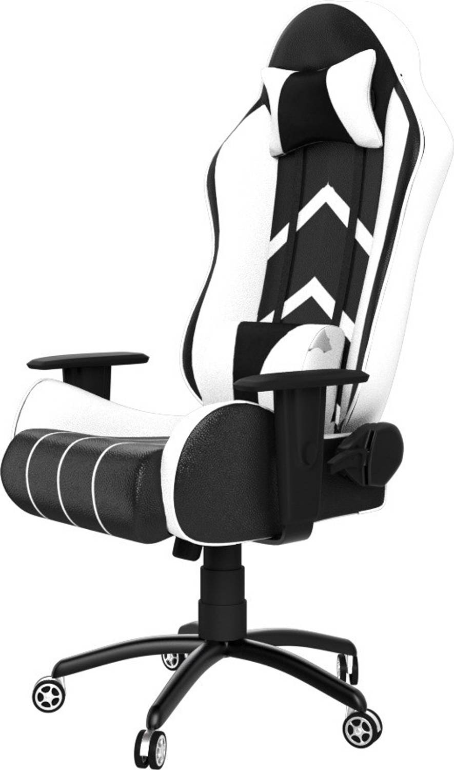 REKART Ergonomic Adjustable Lumour Support Gaming Chair (RGC15) Black, White Ergonomic Adjustable Lumour Support Gaming Chair (RGC15) Black, White Gaming Chair