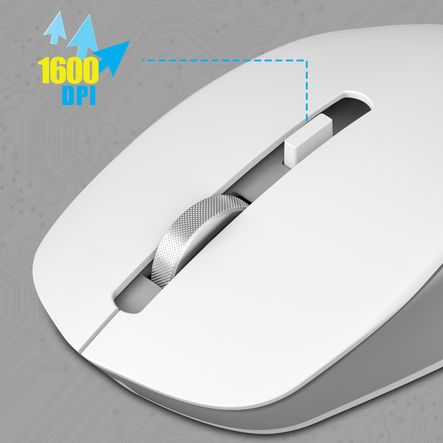 Image of ZEBRONICS Zeb-Companion 500 and Mouse Combo Wireless Standard Desktop Keyboard Compatible with Desktop, Laptop, Mac with Upto 1600 Adjustable DPI Optical Mouse, 2.4GHz Wireless, 119 Keys Layout, Dedicated Rupee Key Symbol, 12 Multimedia Keys, Ultra-Silent Chiclet Keys (White, Grey)