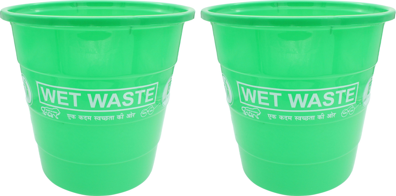 Image of Jaycee Plastic Open Smart Garbage Bin Dustbin 8 Litre Plastic Dustbin