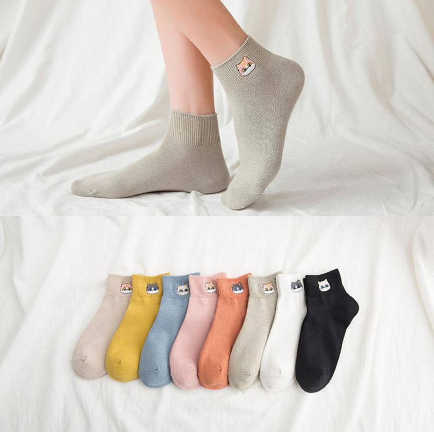 AKADO Girls Self Design Ankle Length