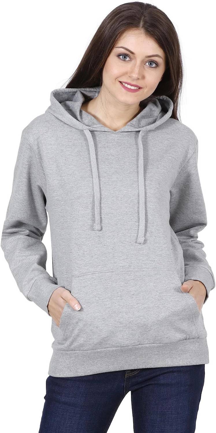 CHICASHION Full Sleeve Solid Women Sweatshirt