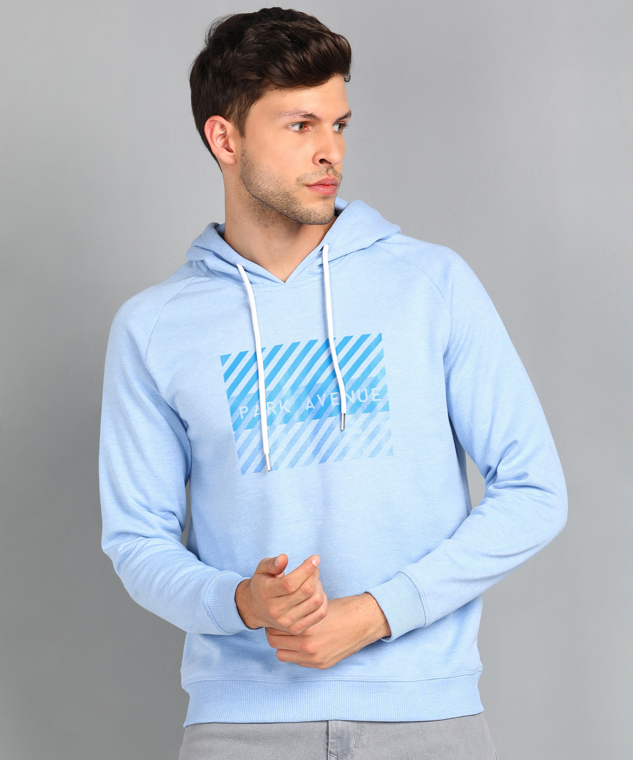 Image of PARK AVENUE Full Sleeve Printed Men Sweatshirt