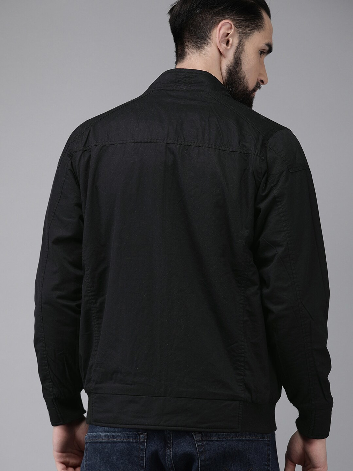 Image of Roadster Full Sleeve Solid Men Jacket