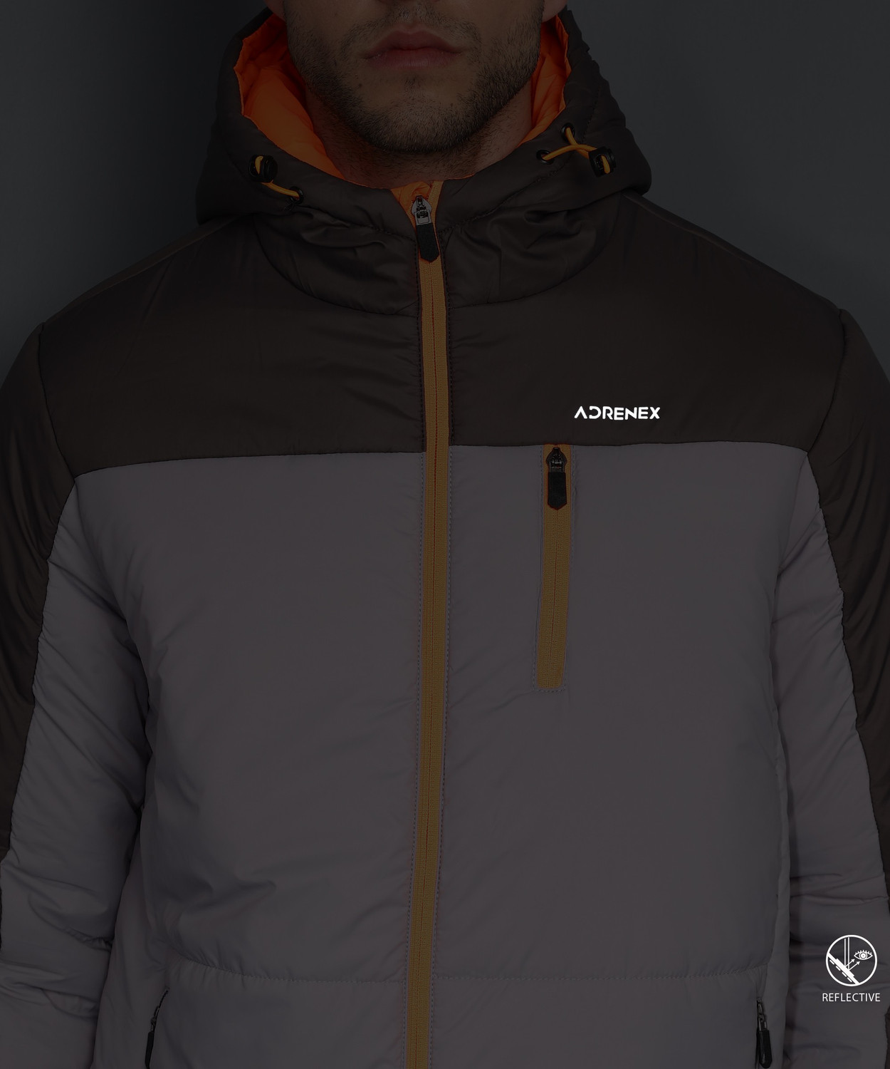 Image of Adrenex Full Sleeve Colorblock Men Jacket