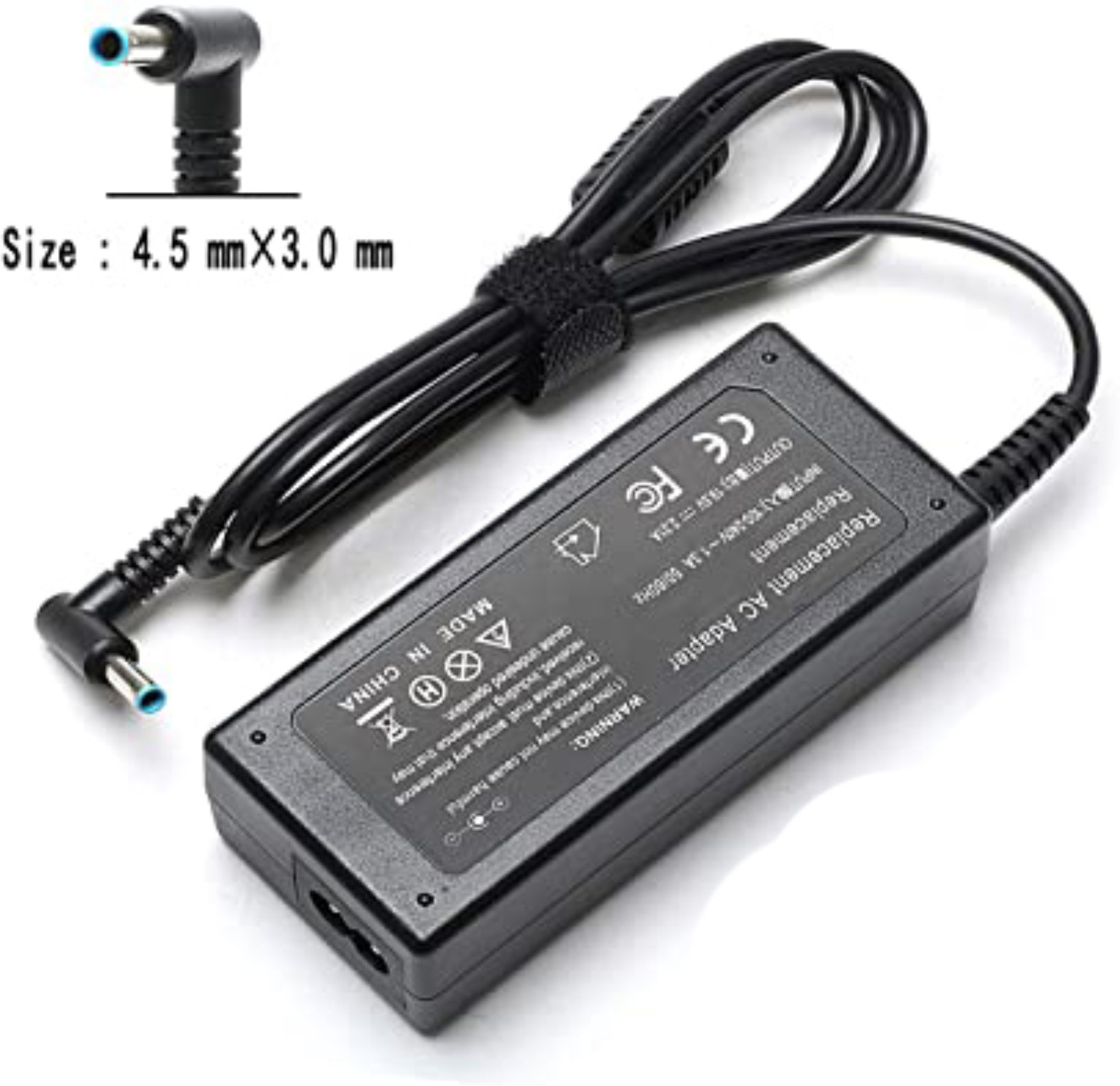 Image of Lapower PH 15-AY085TU, 15-AY089TU 3.33a blue pin 65 W Laptop Charger Adapter (Power Cord Included) 65 W Adapter (Power Cord Included)